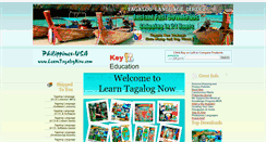 Desktop Screenshot of learntagalognow.com